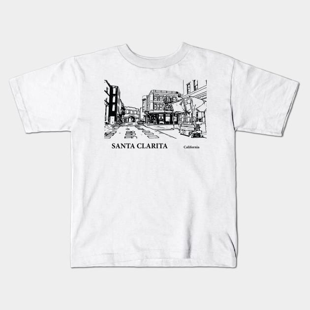 Santa Clarita - California Kids T-Shirt by Lakeric